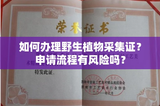 太原如何办理野生植物采集证?申请流程有风险吗?