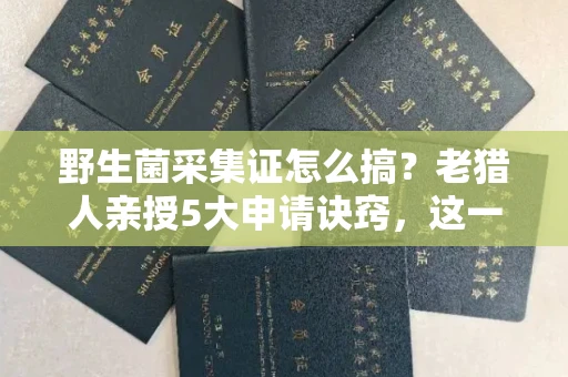 太原野生菌采集证怎么搞?老猎人亲授5大申请诀窍,这一步做错全白搭!