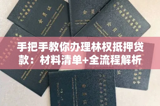太原手把手教你办理林权抵押贷款:材料清单+全流程解析