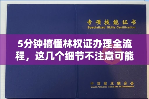 太原5分钟搞懂林权证办理全流程,这几个细节不注意可能白跑腿!