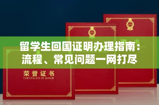 太原留学生回国证明办理指南:流程、常见问题一网打尽