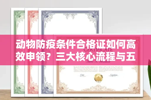 太原动物防疫条件合格证如何高效申领?三大核心流程与五大风险预警全解析